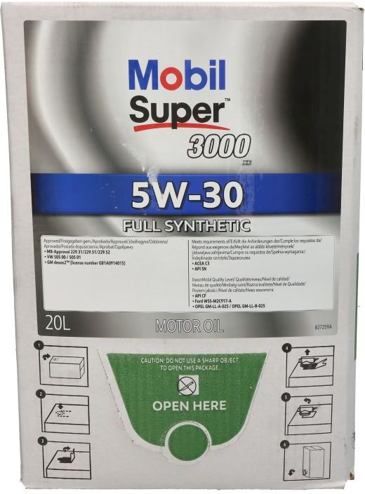 Motoröl MOBIL 153736 SUPER 3000 XE 5W30 20L