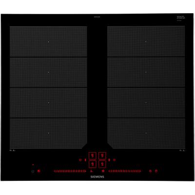 SIEMENS Flex-Induktions-Kochfeld "EX675LXC1E", schwarz, B:60,2cm H:5,1cm T:52cm, Kochfelder, Anpassbare Kochzone dank varioInduktion
