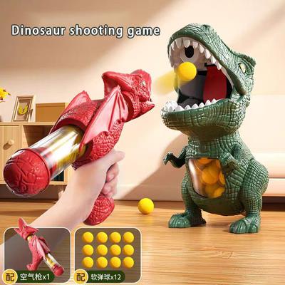 Perfect Picks Market Dinosaur Shooting Tyrannosaurus Rex Interactive Soft Bullet Gun Toy For Kids & Parents nofunction Dinosaur1