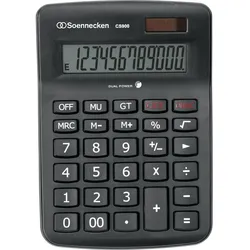 Soennecken Tischrechner CS900 8662 schwarz