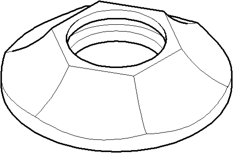 Dornbracht Ros.schub upv da=60 mad-f 092737004-00 60x60x25_chrom