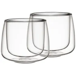 KAFFEEBECHER Artesano Hot & Cold transparent 180 ml 2er Set