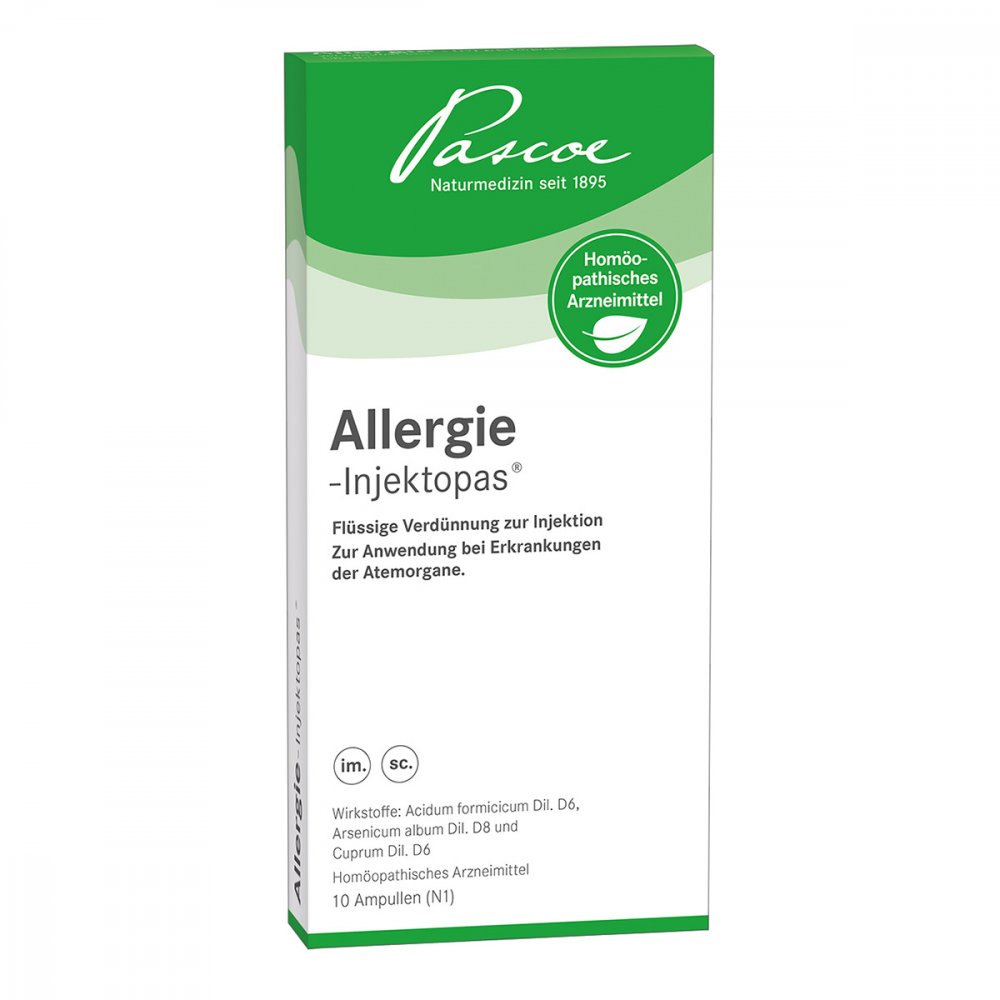Pascoe pharmazeutische Präparate GmbH Allergie-injektopas Injektionslösung Ampullen 10933129