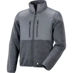 Sweatjacke "CHAMONIX" - S - grau