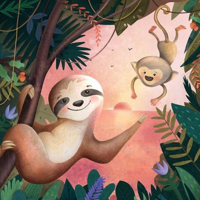 Yawnie the sloth comes to visit - Marina B., Audio, 9789189927094