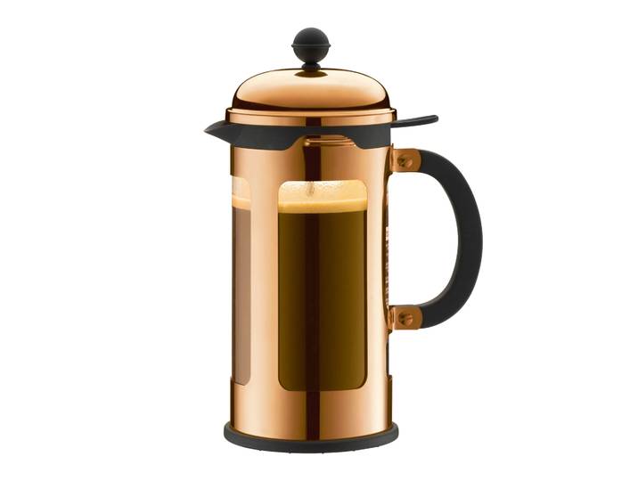 Bodum Chambord moderne cafetière koper 8 kopjes
