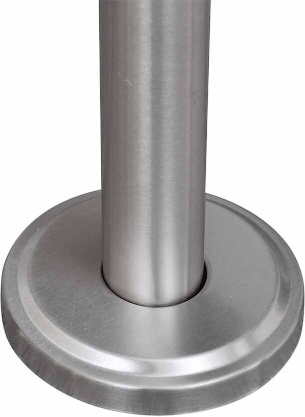 vidaXL Support en acier inoxydable pour double boîte aux lettres