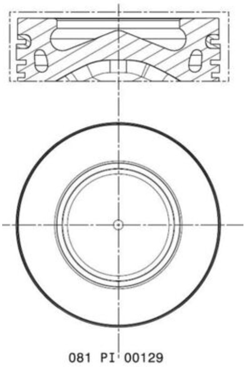 Piston MAHLE 081 PI 00129 002