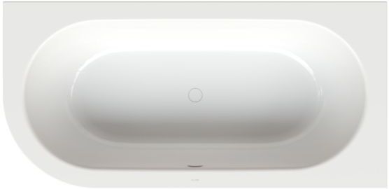 Bette BetteStarlet V Silhouette Badewanne 6720-000CELVK weiß, 195x95x42cm, mit Schürze
