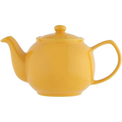 Teekanne PRICE & KENSINGTON "Betty", gelb (senf), H:22,8cm, Steinzeug, Kannen, 6 Tassen