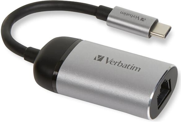 VERBATIM USB-C to Gigabit Ethernet Adapter 10cm Cable 10st