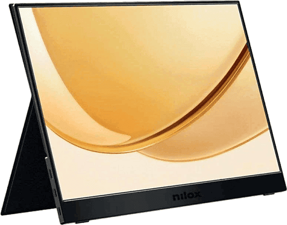 Monitor portátil - Nilox NXMP15FHD601, 15.6" Full-HD, 60 Hz, 1 ms, IPS, Ultra Delgado, VESA 75 x mm, Negro