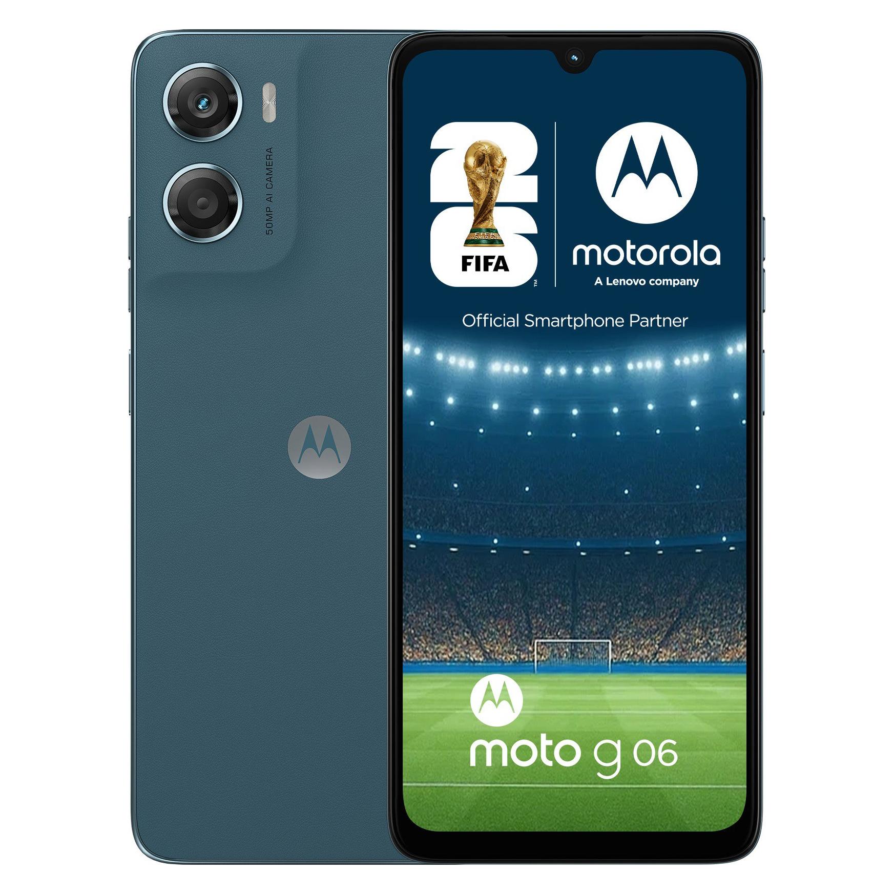 Motorola g06 DS 64/4GB Tapestry (64 GB, Blau, tapestry, 6.88", Dual SIM, 4G) (PBA20009RO)