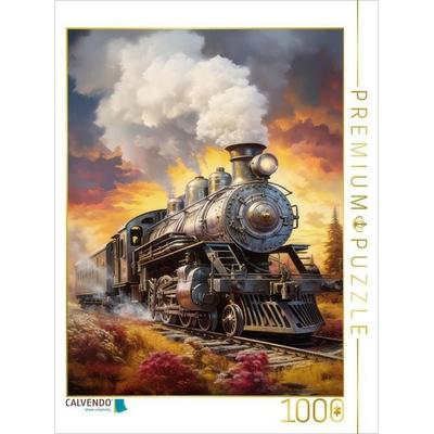 CALVENDO Puzzle Steampunk-Lokomotiven | 1000 Teile Lege-Größe 64x48cm Foto-Puzzle für glückliche Stunden