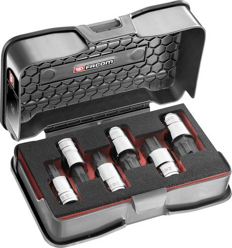 Facom Bit-Set 1/2 Zoll 6-tlg. STM.J6MGRPPB Bit-Set 6teilig 1/2" (12.5 mm)