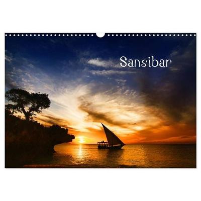 Sansibar (Wandkalender 2026 DIN A3 quer), CALVENDO Monatskalender