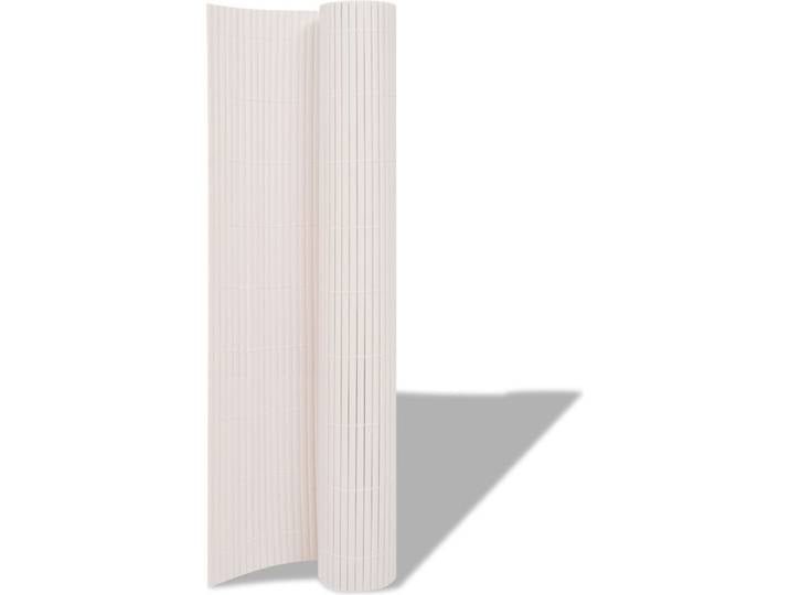 vidaXL Clôture de jardin double face 150×300 cm Blanc