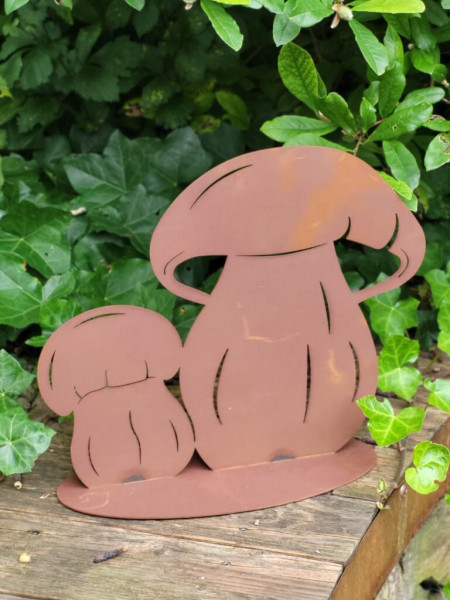 Ferrum Art Design Edelroest steinpaddestoelen klein