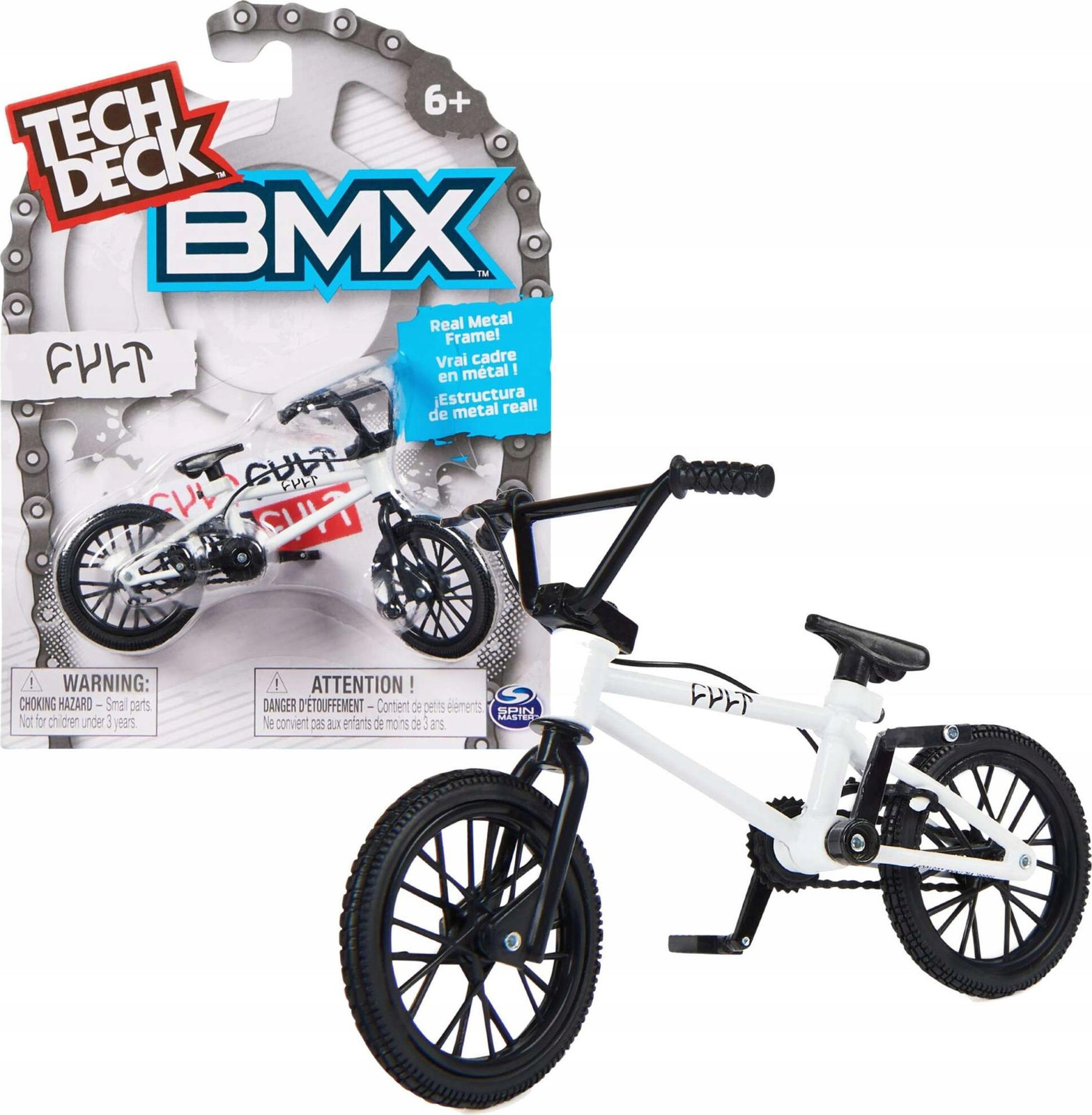 Spin Master Tech Deck Fingerbike BMX Miniatuur fietsmodel - Wit