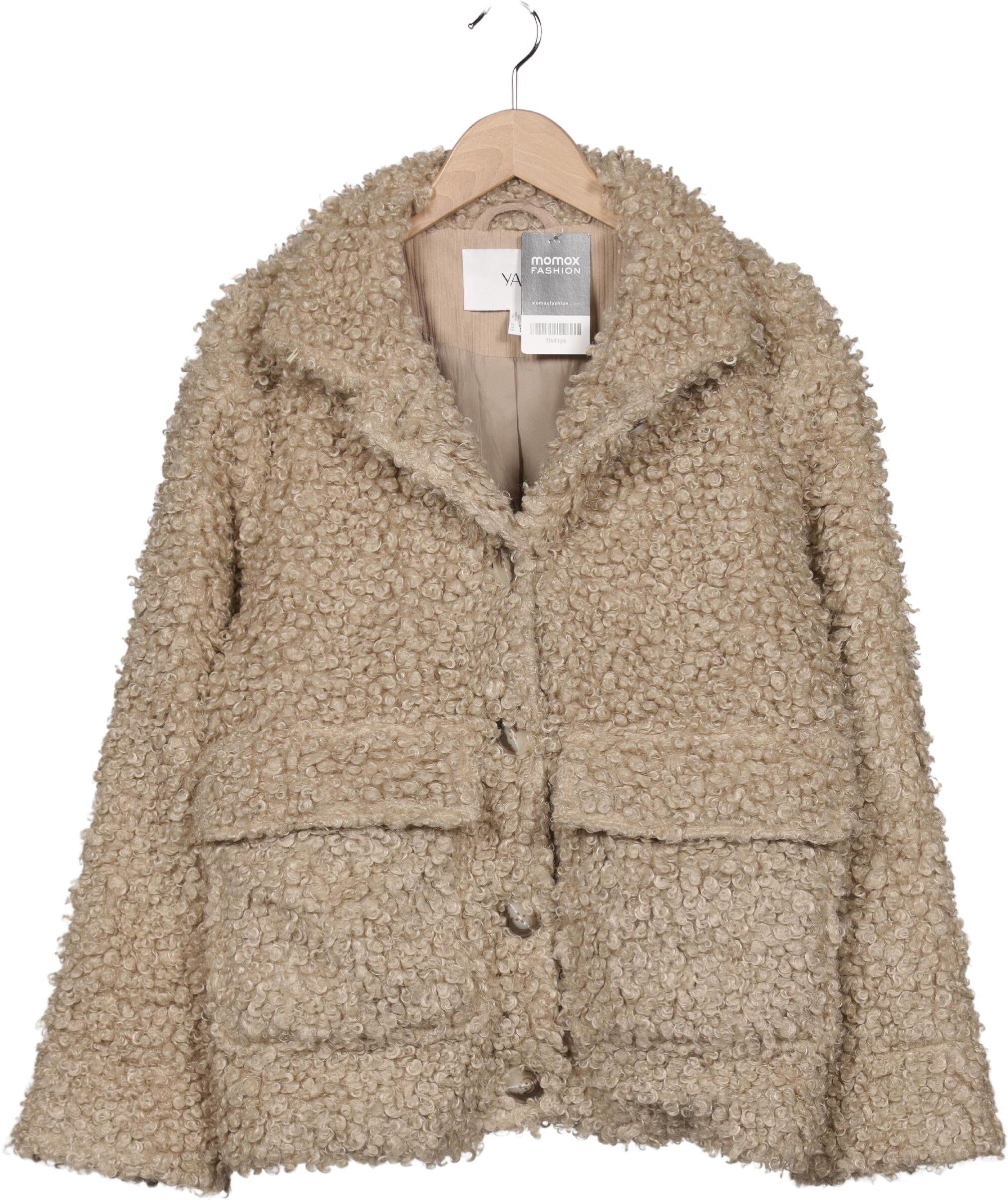 YAS Damen Jacke, Beige, Gr. EU 34, Synthetik - Second Hand