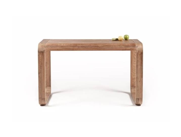 Table haute de repas en teck massif l150
