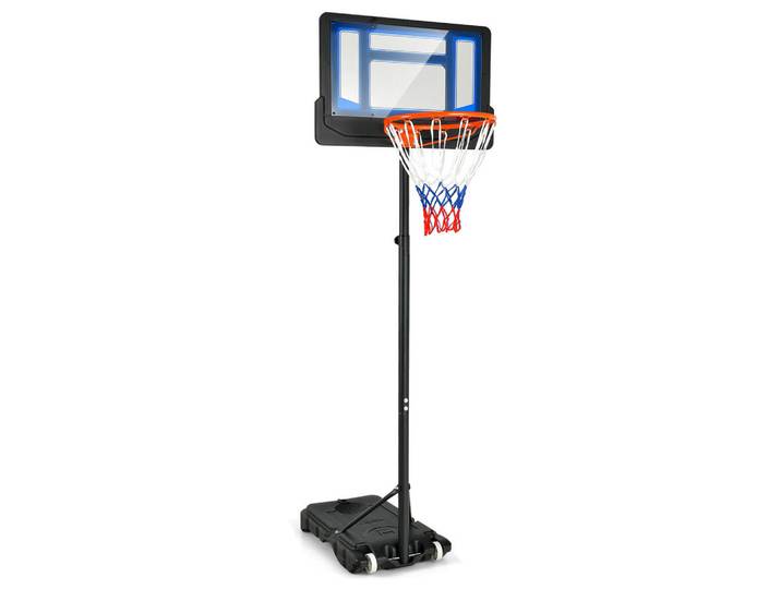 Costway Basketballstander Blau, Metall, 125x76 cm, Freizeit & Co, Sport & Fitness