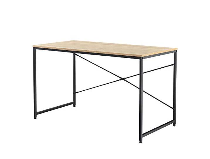 [en.casa] Schreibtisch 'Røros' 120x60x72cm Eiche-Optik Bürotisch Computertisch Arbeitstisch PC Tisch