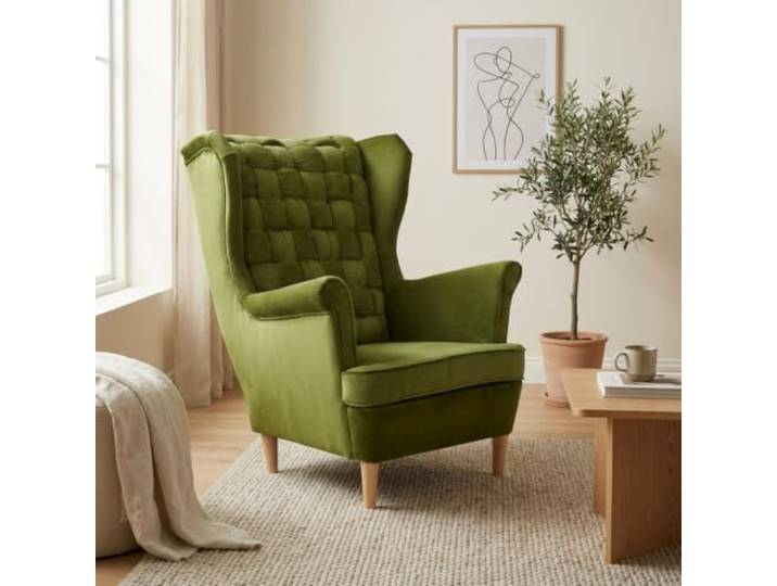 Family Meble Ohrensessel Carol Trinity – skandinavischer Sessel – Variante Carol Royal 313
