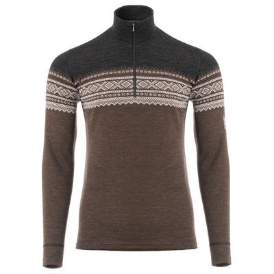 Aclima - Designwool Marius Mockneck - Merinopullover Gr S braun