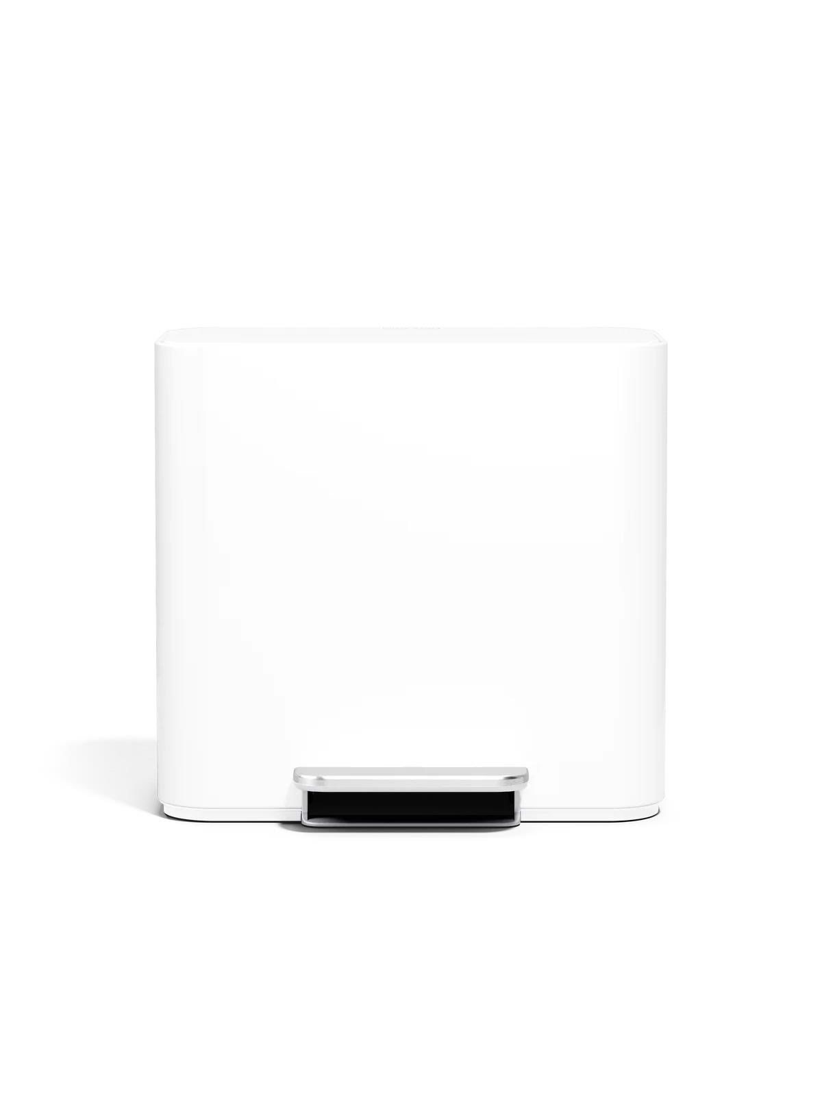 Simplehuman Abfalltrennsystem - 15 L (7,5 + 7,5 L) - weiß