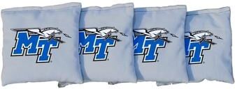 Skip's Garage Middle Tennessee State University Blue Raiders Gray Cornhole Bags
