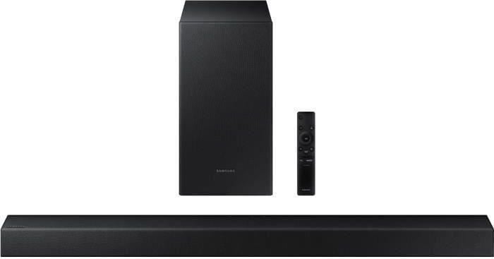 Samsung HW-T420 Soundbar met 2.1 kanalen, 150W, Bluetooth 4.2 en bedrade subwoofer van 6,5 inch, Dolby Digital
