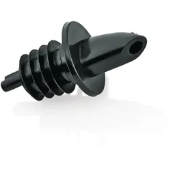 WAS Germany 108x Ausgießer Set, 7 cm, schwarz, Kunststoff