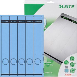 Leitz 1688 Rückenschilder 39 x 285mm blau klebend, 125 Stück
