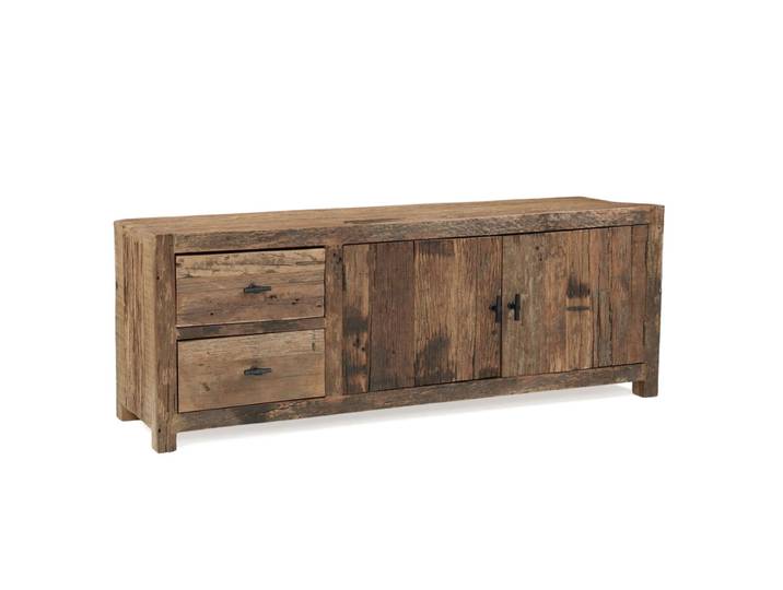 TV-Board Altholz 150cm DRVO Lowboard massiv recycelt Treibholz Landhaus