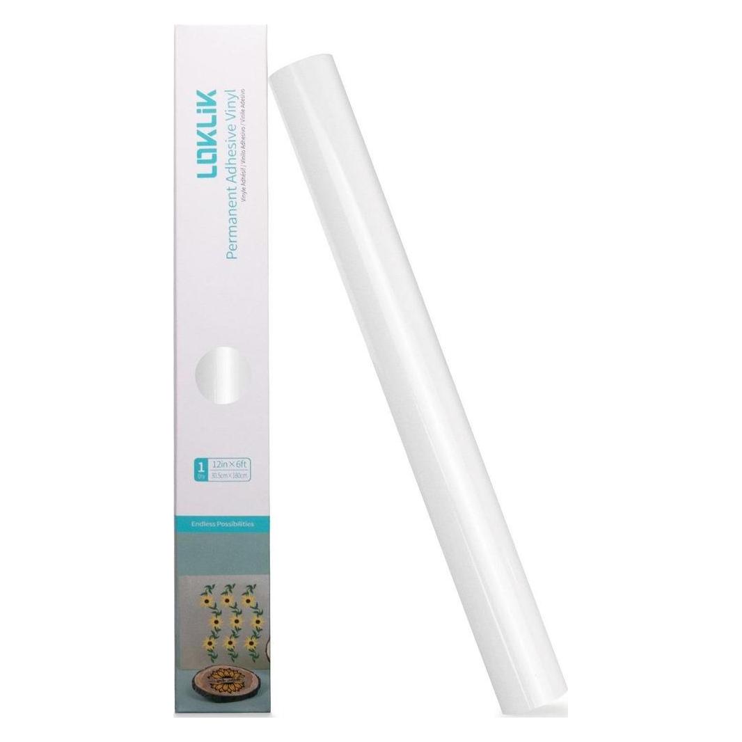 Loklik Permanent Adhesive Vinyl Glossy - White (SG-JST-0355-US-L-B2B)