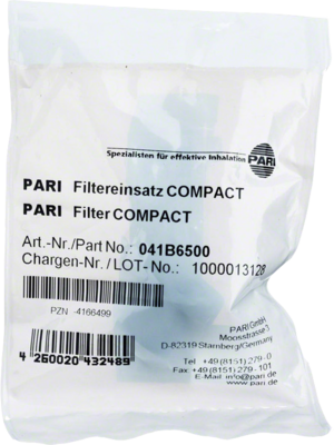 Pari GmbH Pharma -und Apothekenservice PARI COMPACT Filtereinsatz 1 St 04166499