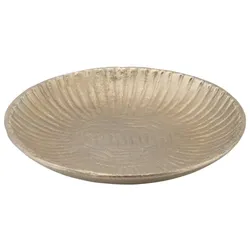 House Doctor Tablett Tribes, Ø20cm, gold