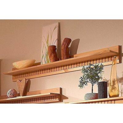 Wandboard OTTO HOME "Cubrix", beige (natur gebeizt, gewachst), B:130cm H:14cm T:14cm, Massivholz, Regale, Wandboard, aus massivem Kiefernholz, in zwei unterschiedlichen Breiten