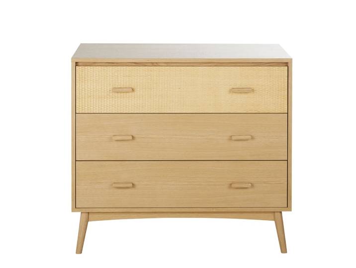 Kommode mit 3 Schubladen, beige