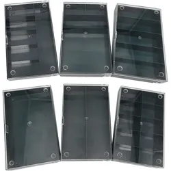 Berger & Schröter Sortimentskasten-Set 6 Stück, 164 x 31 x 101 mm verschiedene Unterteilungen