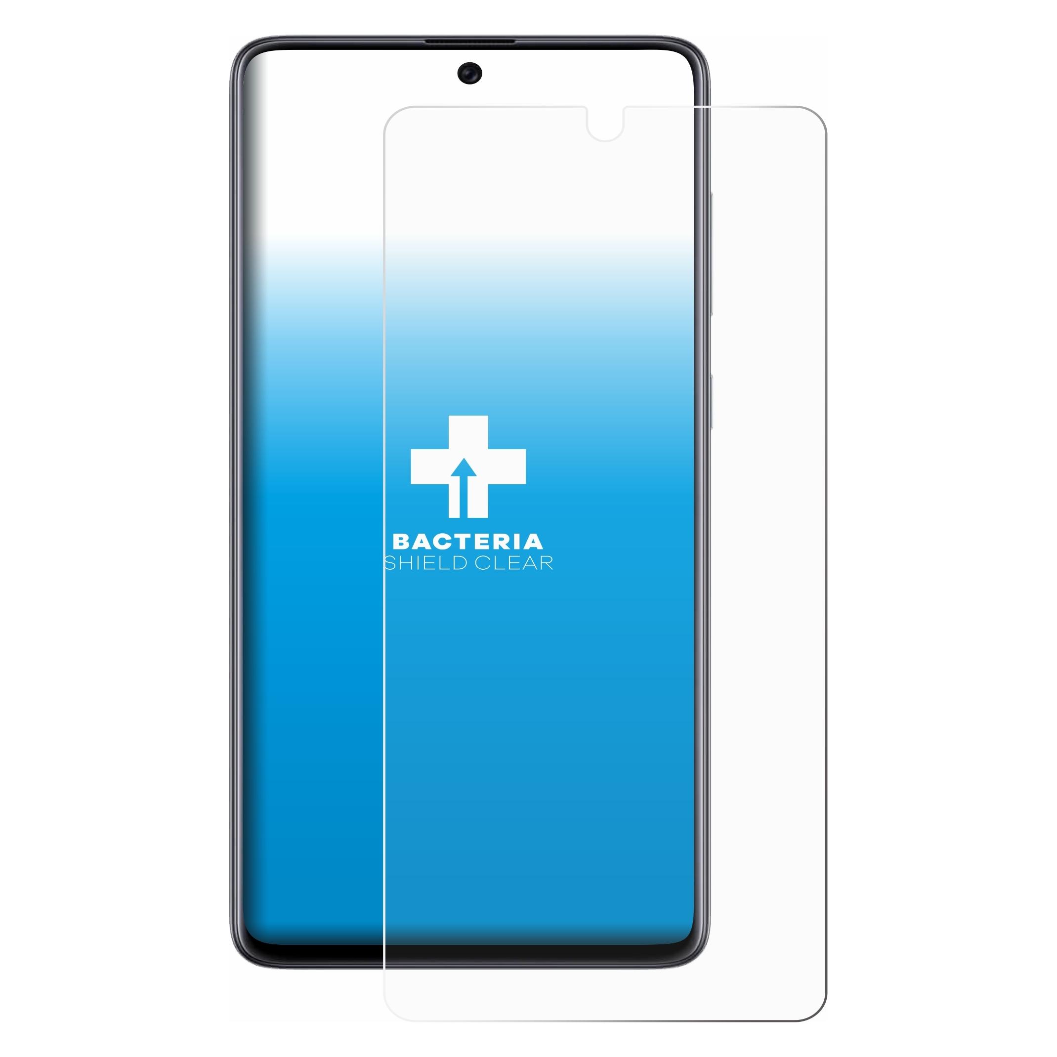 upscreen Schutzfolie für Samsung Galaxy A71 Displayschutz Displayschutzfolie Folie Klar antibakteriell (1 Stk., Samsung Galaxy A71) (2037242)