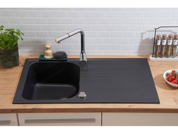 Évier Orlando 86cm Noir