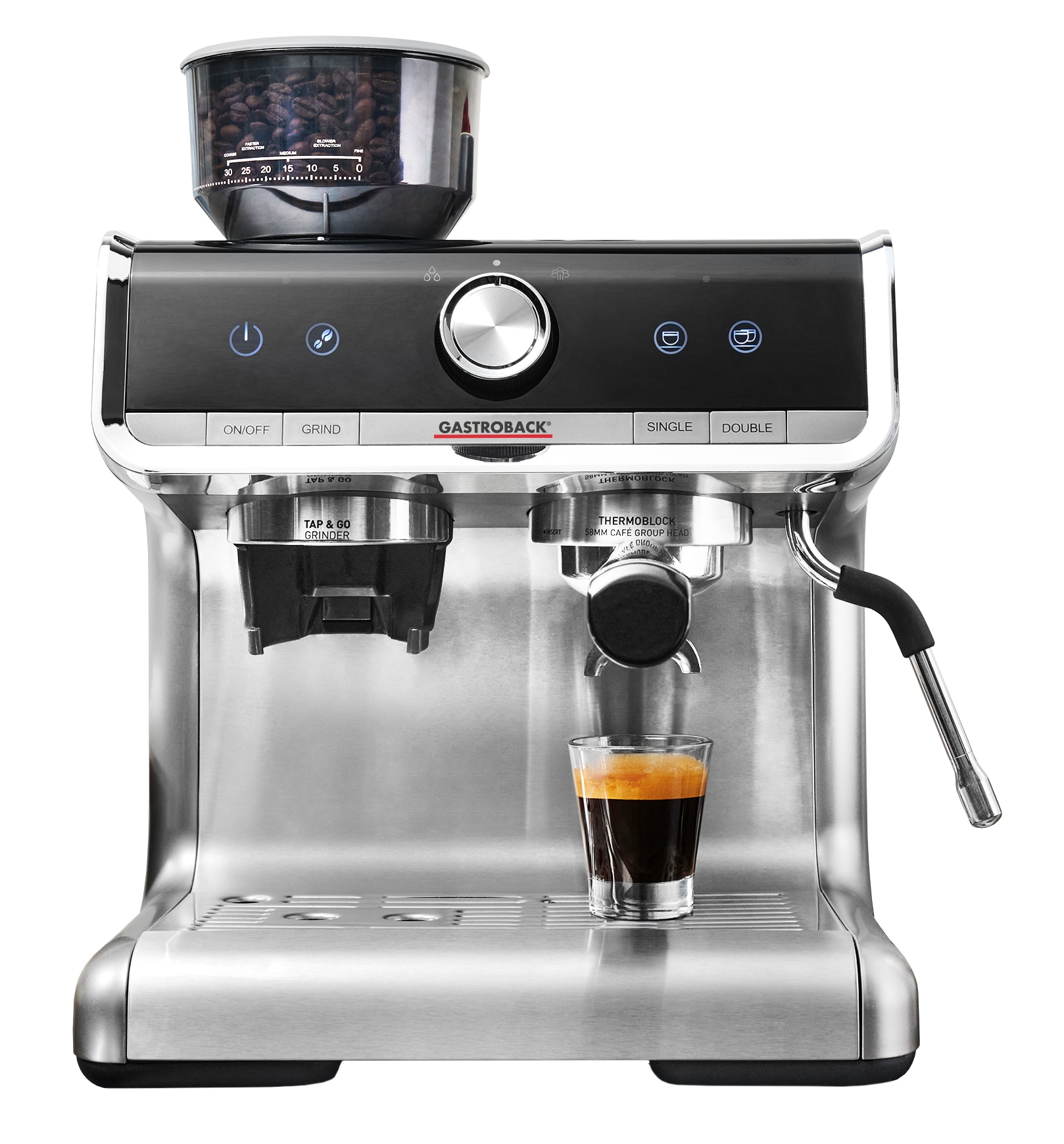 Gastroback 42616 Design Espresso Barista Pro Siebträgermaschine
