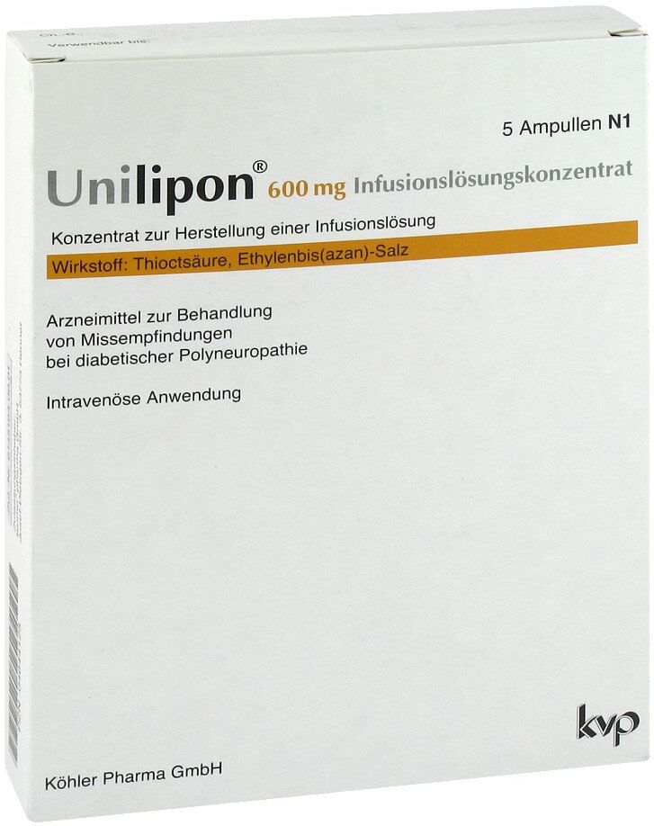 Unilipon 600 Infusionslösungskonzentrat