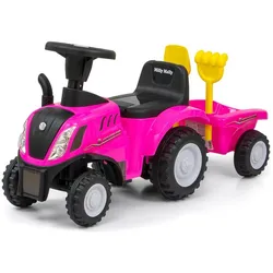 Mally Milly Riding Vehicle New Holland T7 Pink tractor