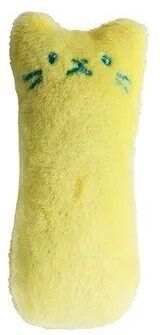 Uplifted Goods Catnip Chewing Plush Toy yellow