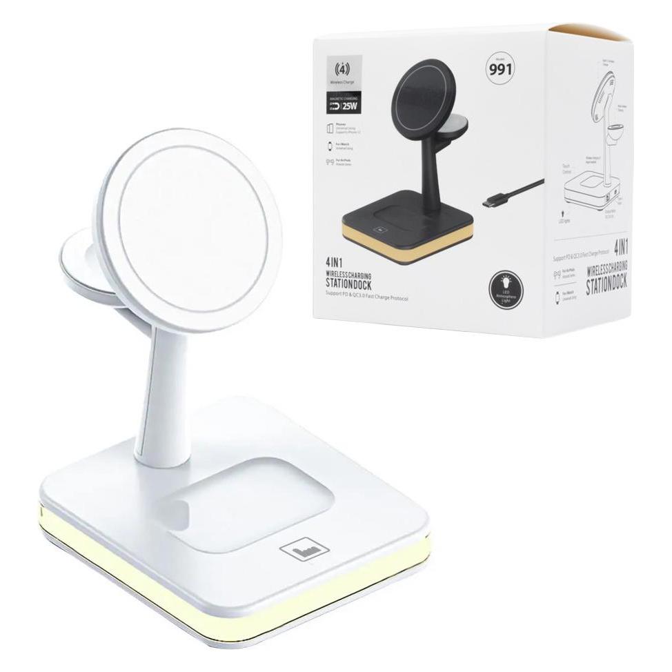 Kaku Ecobox Drahtloses Magnetisches Ladegerät 25 W 4 In 1 Für Telefon (25 W) (54177507)