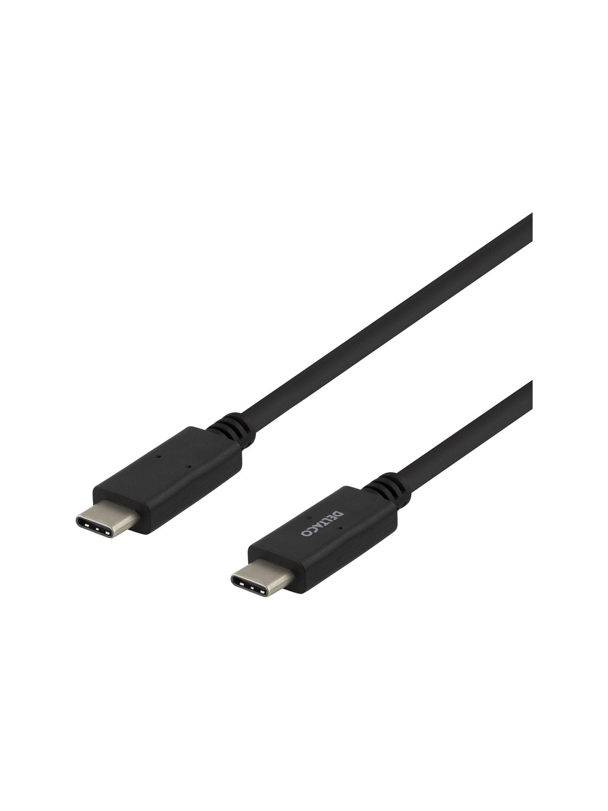 Deltaco USBC-2002 - USB-C cable - 24 pin USB-C to 24 pin USB-C - 2 m