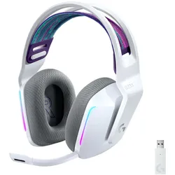 Logitech G G733 Lightspeed (Kabellos), Gaming Headset, Weiss